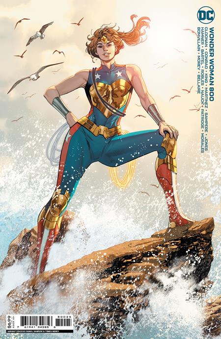 WONDER WOMAN #800 CVR K DANIEL SAMPERE TRINITY CARD STOCK VAR - The Comic Construct